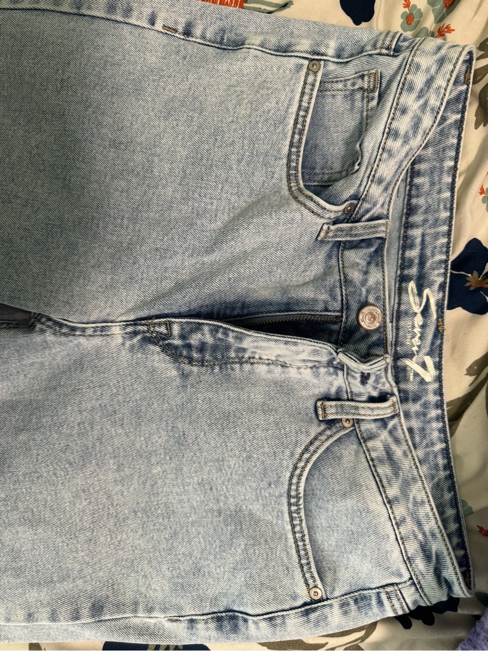 Seven7 Light Blue High-Rise Women's Jeans